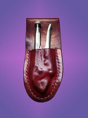 Homemade Leather Pouch with Mastercraft Mini Vice Grips